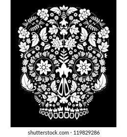 day of the dead skull