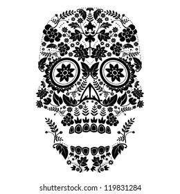 day of the dead skull