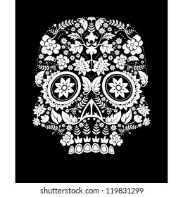 day of the dead skull