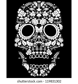 day of the dead skull