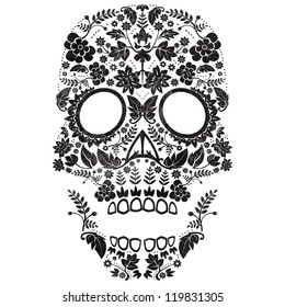 day of the dead skull