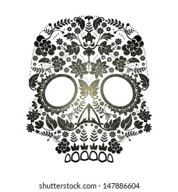 day of the dead skull