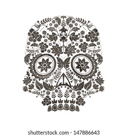day of the dead skull