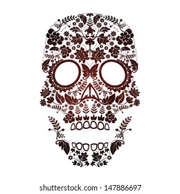 day of the dead skull