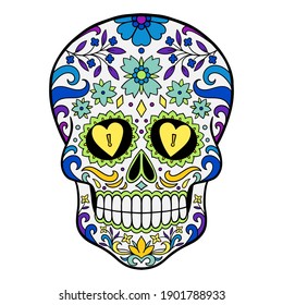 Day Of The Dead Skull.