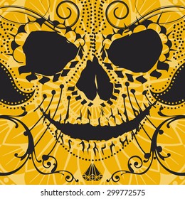 Day of the dead skull