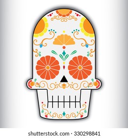 day of the dead skull