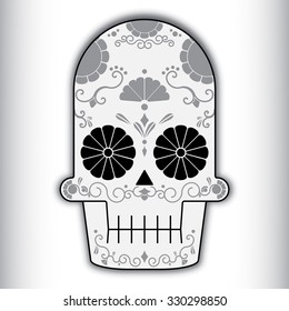day of the dead skull