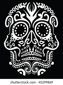 Day of the dead skull