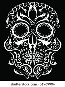 Day of the dead skull