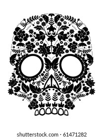 Day of the dead skull
