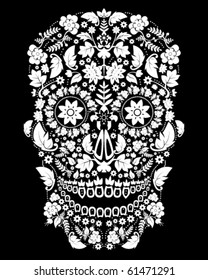 Day of the dead skull