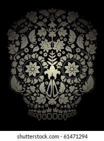 Day of the dead skull