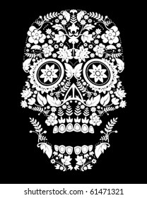 Day of the dead skull