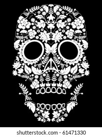 Day of the dead skull
