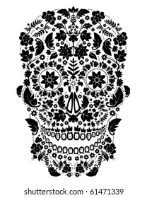 Day of the dead skull