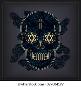 Day of the Dead; skull; Halloween