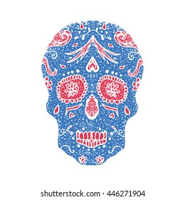 Day Of The Dead Skull Vector Set
