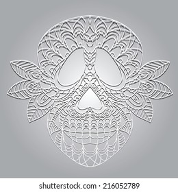 Day of the Dead  Sugar Skull -  Vector