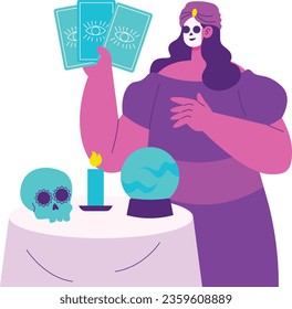 Day of the Dead Tarot Reader