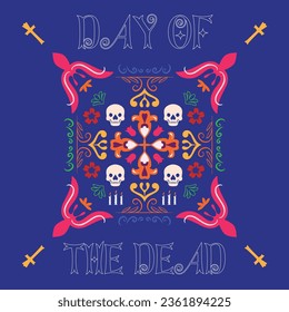Day of the dead template