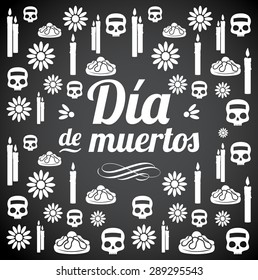Day Of The Dead Texture - Black