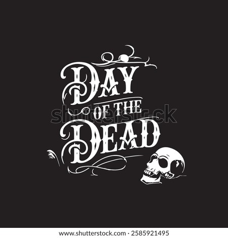 Day of the dead typography 