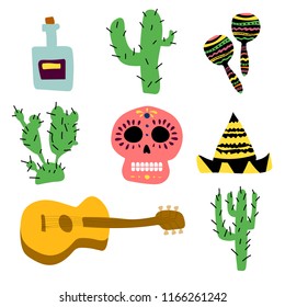 Day of the dead vector color icon. Dia de los muertos. Vector illustration