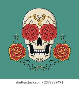 Day of The Dead vector illustration