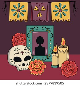 Day of The Dead vector illustration