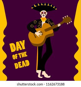Day of the dead vector sketch