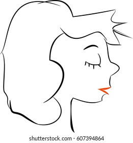 Day dreamer vector illustration