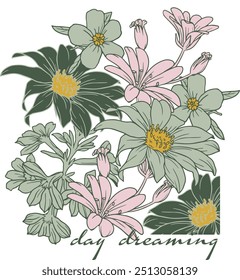 Day Dreaming  T Shirt Desing and Graphics work