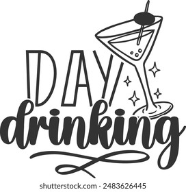 Day Drinking - Cocktail Illustration