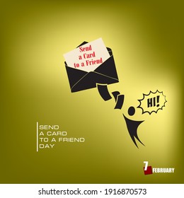 A day in February dedicated to friendship - Send a Card to a Friend Day