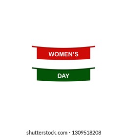 Woman’s day, flags color icon. Element of 8 march icon. Premium quality graphic design icon. Signs and symbols collection icon for websites, web design, mobile app