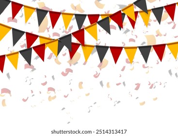 Day of German unity abstract background. Tag der deutschen Einheit. Vector design