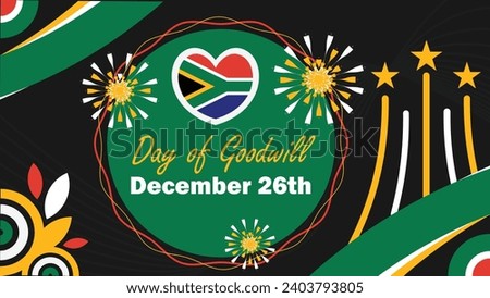 Day of Goodwill vector banner design. Happy Day of Goodwill modern minimal graphic poster illustration.