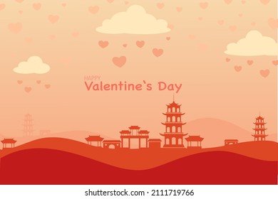 Valentine’s Day greeting card for background ,wallpaper, card, templates etc.