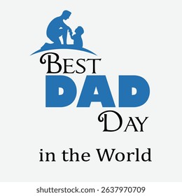 Father’s Day Greeting Card Design – Calligraphy, Typography, and Heart Symbol Graphic