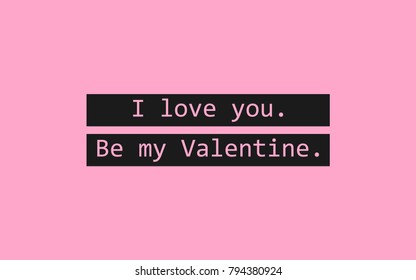 Valentine’s Day greeting card. Web banner. Vector illustration. 