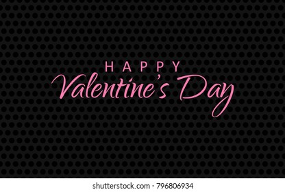 Valentine’s Day greeting card. Web banner. Vector illustration. 