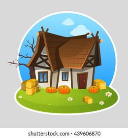 Day Halloween house