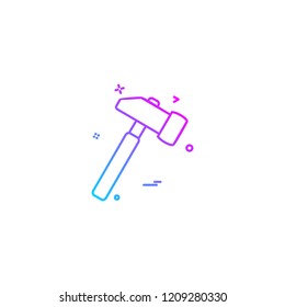 Day hammer labor labour icon vector design