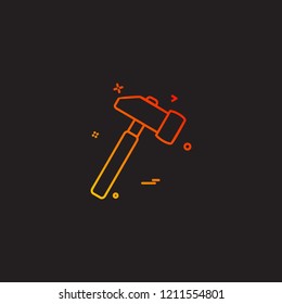 Day hammer labor labour icon vector design