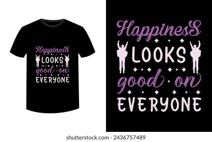 day of Happiness typography t-shirt design International Day of Happiness tshirt design