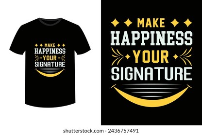 day of Happiness typography t-shirt design International Day of Happiness tshirt design