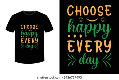 day of Happiness typography t-shirt design International Day of Happiness tshirt design