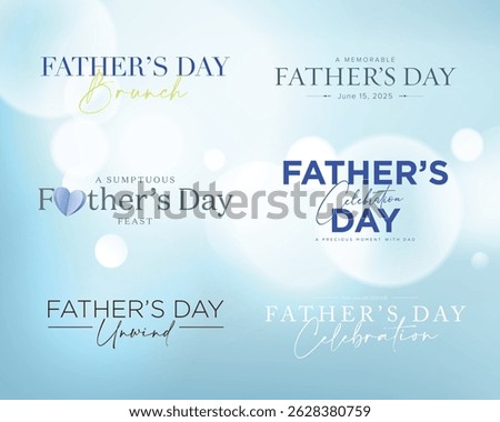 Father’s day Headline Masthead Title