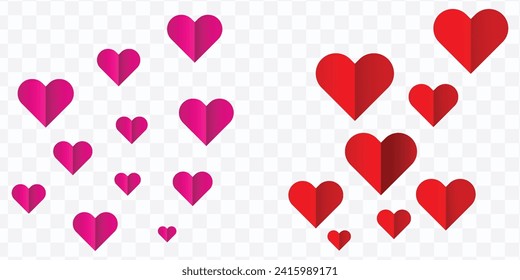 
Valentine’s Day, Heart,  love | empty, space | Shape, Icons, Paper, elements, decoration | and | Red, pink, hearts, Happy Valentine's Day couple, with creative of the hearts. pattern Cute, sale, 